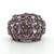 Sterling Silver Amethyst Dome Cluster Ring Size 5