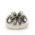 Sterling Silver Amethyst Floral With Marcasite Accent Fashion Ring Size 8