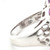 Sterling Silver Amethyst And CZ Halo Cluster Ring Size 7