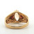 Sterling Silver Citrine Marquise Cut With Garnet Accents Statement Ring Size 10