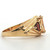 Sterling Silver Citrine Marquise Cut With Garnet Accents Statement Ring Size 10