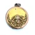 Gold Filled Art Nouveau Lady with Flowers Locket Pendant