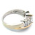 14K Two-Tone White and Yellow Gold 7 Marquise Diamonds Ring Size 6.75
