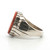 Sterling Silver Orange Spiny Vintage Inspired Navajo Statement Ring 9.5