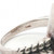 Sterling Silver 14K YG Diamond Heart Cluster Statement Ring Size 6