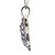 Sterling Silver Tanzanite Heart Shaped Cluster Necklace 18"