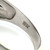10K White Gold Brushed Matte Band Cabobchon Tigers Eye Mens Ring Size 10