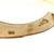 10K Yellow Gold Channel Set Oval Pink Tourmaline Three Row Birthstone Fashion Ring Size 7