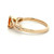 14K Yellow Gold Marquise Citrine with Diamond Accents Ring Size 6.5