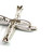 14K White Gold APP .25 Cttw Diamond Christian Cross Pendant