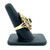 14K Yellow Gold Sapphire Flower Cocktail Ring with Emerald, Ruby, and Diamond Size 8