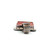Sterling Silver Vintage Bali Red Sponge Coral Rectangular Pendant
