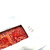 Sterling Silver Vintage Bali Red Sponge Coral Rectangular Pendant