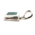 Sterling Silver Vintage Mexican Malachite Square Pendant