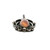 Sterling Silver Vintage Crazy Lace Agate Oval in a Filigree Frame Pendant
