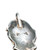 Sterling Silver Vintage Crazy Lace Agate Oval in a Filigree Frame Pendant