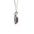 Sterling Silver Vintage Oval Faceted Amethyst in a Filagree Setting  Box Chain Necklace