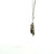 Sterling Silver Vintage Oval Dendritic Agate in a Filigree Floral Frame Necklace