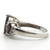 Sterling Silver Garnet Marquise Cut With CZ Accents Cocktail Ring Size 7