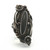 Sterling Silver Elongated Black Onyx Floral Vintage Navajo Style Statement Ring Size 7.5
