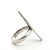 Sterling Silver Elongated Vintage Inspired Navajo Style Statement Ring Size 8.75
