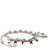 Sterling Silver Native Vintage Multiple Circle Turquoise Squash Blossom Necklace