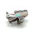 Sterling Silver Vintage Zuni Multi-Gem Inlay Hummingbird Brooch and Pendant