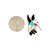 Sterling Silver Vintage Zuni Multi-Gem Inlay Hummingbird Brooch and Pendant