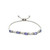 Sterling Silver Vintage Oval Tanzanite Bolo Bracelet