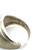 Sterling Silver Vintage Modernist Square Hematite Chunky Band Ring Size 10