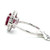 14K White Gold 3.38ct Pink Spinel With .22ct Diamond Halo Ring Size 7