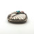 Vintage Southwest Navajo Sterling Silver Turquoise Belt Buckle Signed G. Adeky