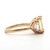 Sterling Silver Radiated Yellow Topaz Fashion Ring Size 8