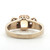Sterling Silver Citrine With CZ Accents Bow Ring Size 11