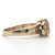 Sterling Silver Citrine With CZ Accents Bow Ring Size 11