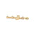 14K Gold 6 Bezel Cut 7/8tw Diamond Circular Cross Pendant