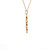 14K Gold 22B 1/4tw Diamond Celtic Braided Cross Pendant Necklace 16" Chain