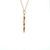 14K Gold 22B 1/4tw Diamond Celtic Braided Cross Pendant Necklace 16" Chain