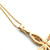 14K Gold 22B 1/4tw Diamond Celtic Braided Cross Pendant Necklace 16" Chain