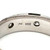 14K White Gold Brushed Matte Detail App .25cttw Diamond Accented Unisex Wedding Band Size 10