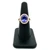 14K Yellow Gold 4.70 Oval Tanzanite With .88cttw Diamond Halo Ring Size 7