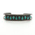 Vintage Navajo Sterling Silver Turquoise Rivulet Cuff Bracelet