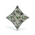 Vintage 14K White Gold 1.75cttw Diamond Five Stone Cluster Estate Statement Ring Size 5.5