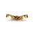 14K Gold 5/8tw Diamond 4 Winged Butterfly Versatile Bail Option Pendant
