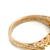 9K Yellow Gold Filigree Round Opals Band Ring Size 6.25