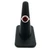14K White Gold 2.7ct Round Garnet with 0.2ct Diamond Halo Ring Size 6
