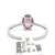 14K White Gold Bezel Set Oval 1.26ct Spinel with Diamond Accents Ring Size 7