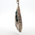 Vintage Sterling Silver Old Pawn Native Turquoise Shadowbox Pendant