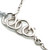 18K Gold Pink Chalcedony Triangular Spike Surrounded With 1/3tw Diamond Stationary Pendant 19" Chain Necklace