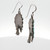 Vintage Navajo Sterling Silver Turquoise Cluster Earrings